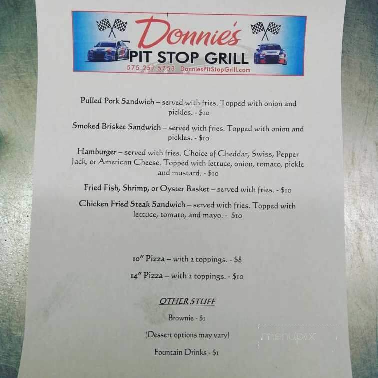 Donnie's Pit Stop Grill - Ruidoso, NM