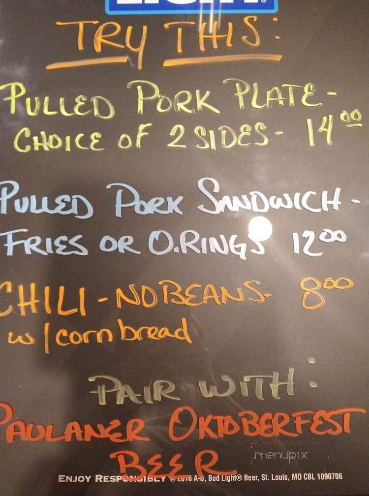 Donnie's Pit Stop Grill - Ruidoso, NM menu_pic