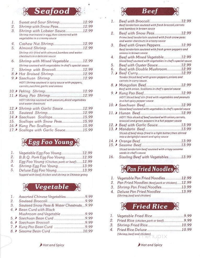 Dragon Treasure Chinese Restaurant - Fruita, CO menu_pic