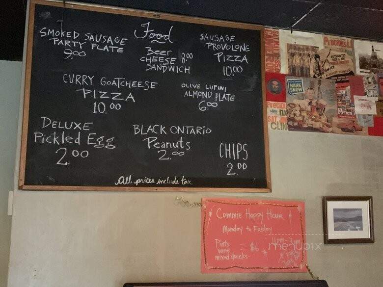 Communist's Daughter - Toronto, ON menu_pic