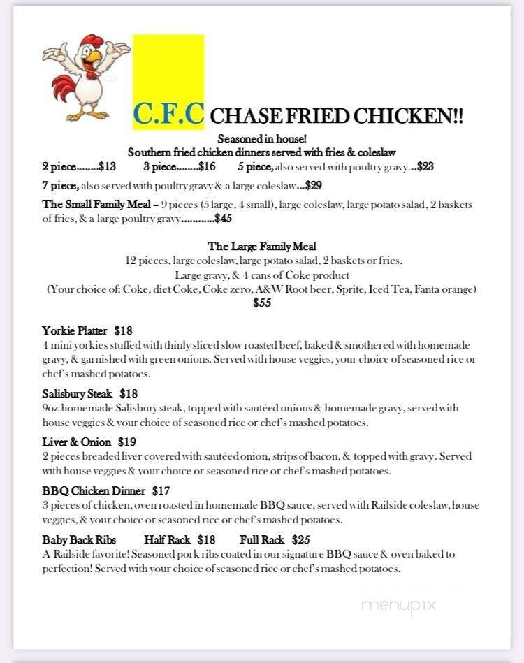 The Railside Restaurant - Chase, BC