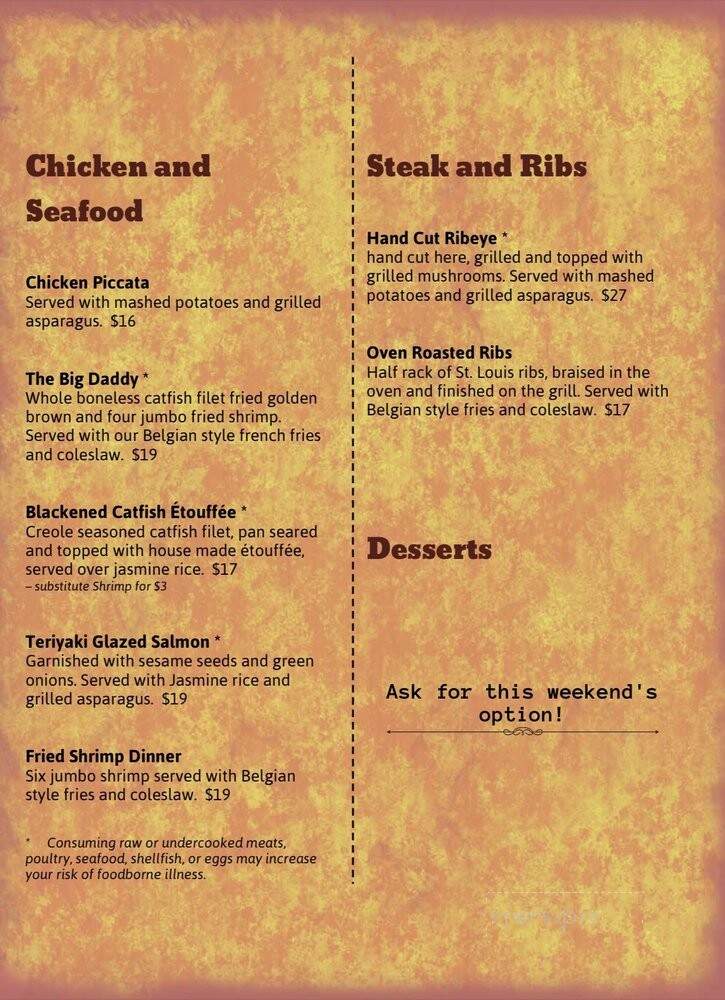 Lylene's On the Lake - Lago Vista, TX menu_pic