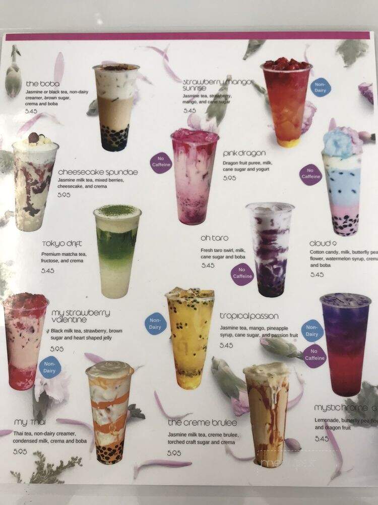 Boba House Express - Fresno, CA menu_pic