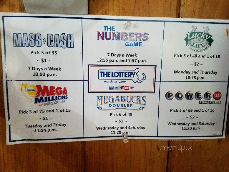 New Old Oak - Merrimac, MA menu_pic