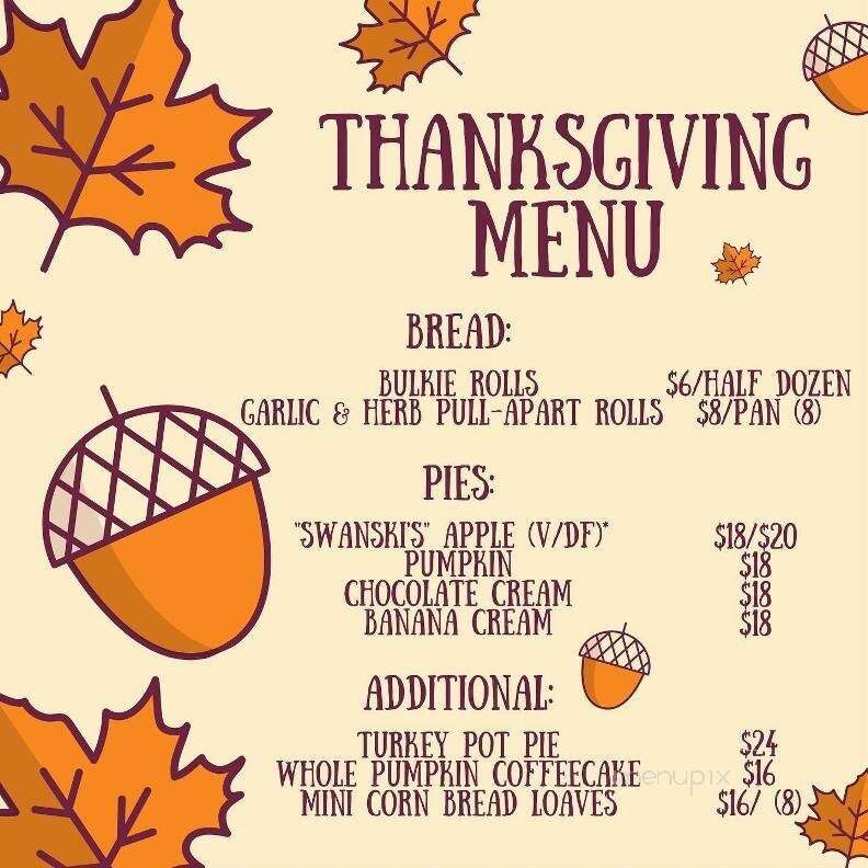 Swanskis Bake Shop - Westborough, MA menu_pic