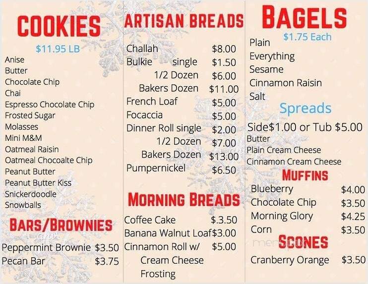 Swanskis Bake Shop - Westborough, MA menu_pic
