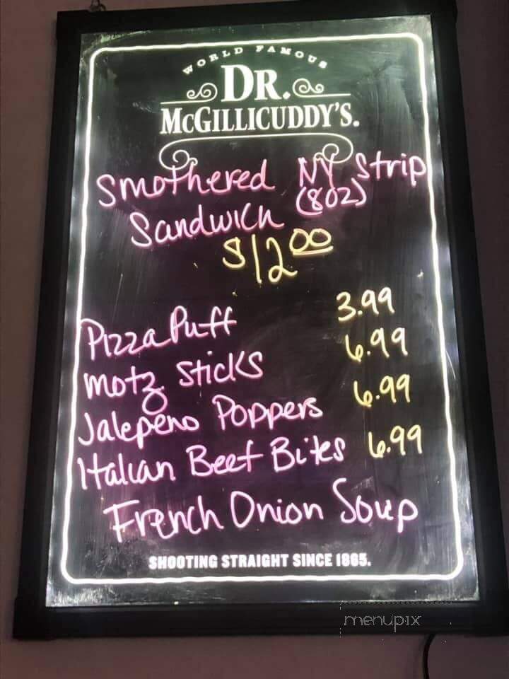 Souse's Lounge - Rockford, IL menu_pic