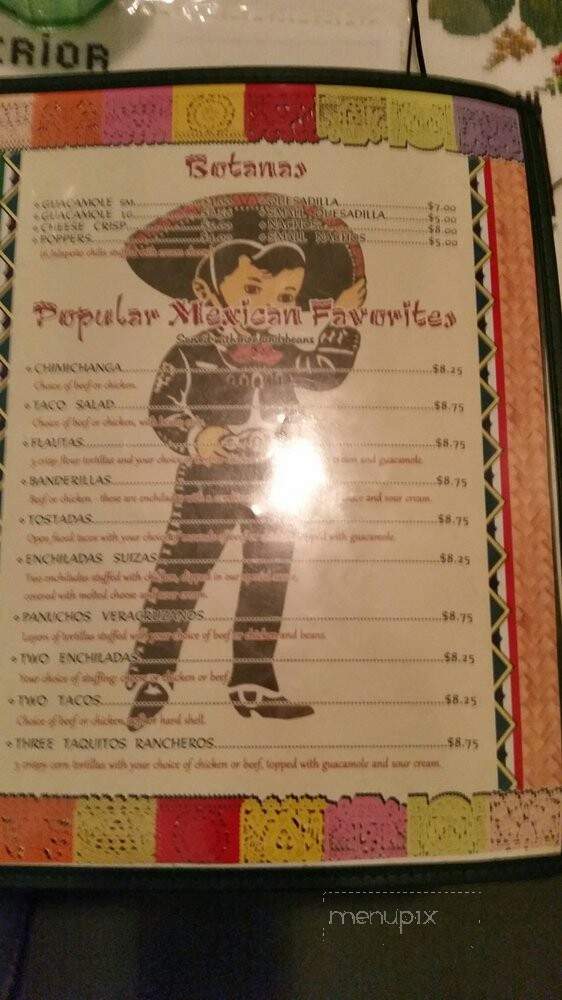 El Superior Restaurant - Yerington, NV menu_pic