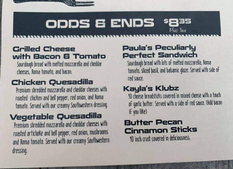 The Exchange Pizza Depot - Matthews, NC menu_pic