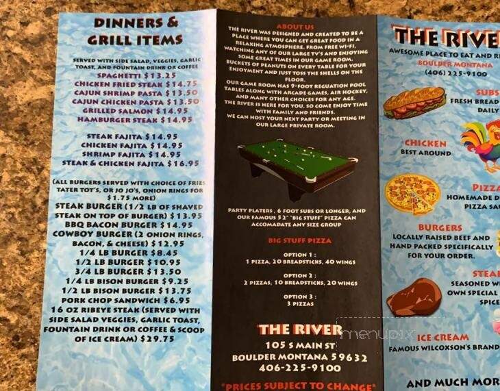 Boulder River Pizza & Subs - Boulder, MT