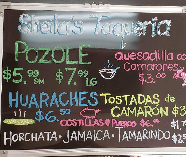 Sheila's Bakery & Taqueria - Melvindale, MI menu_pic