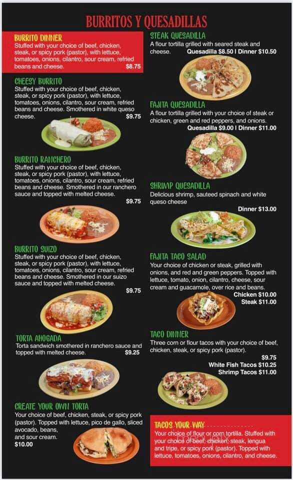 Pa Chan Ga - Beecher, IL menu_pic