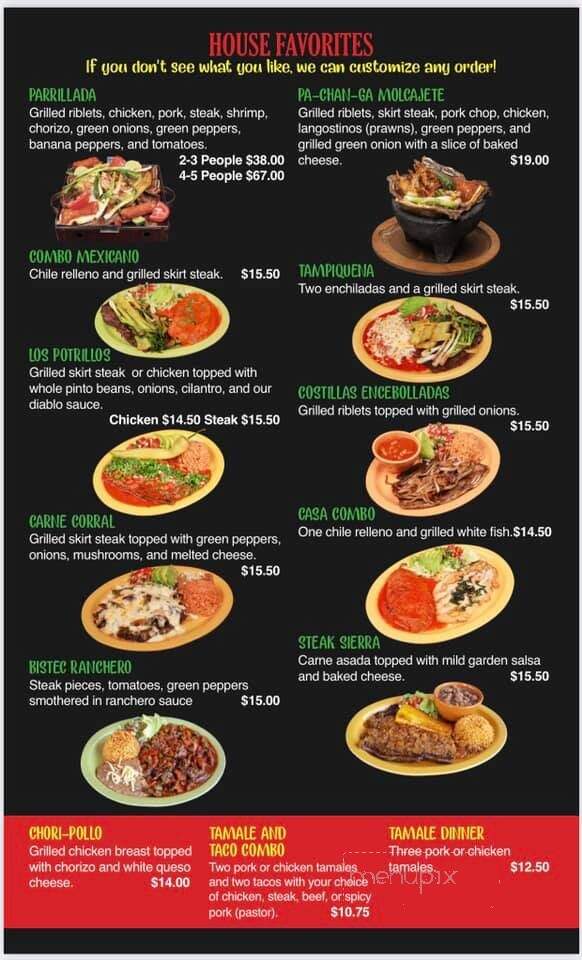 Pa Chan Ga - Beecher, IL menu_pic