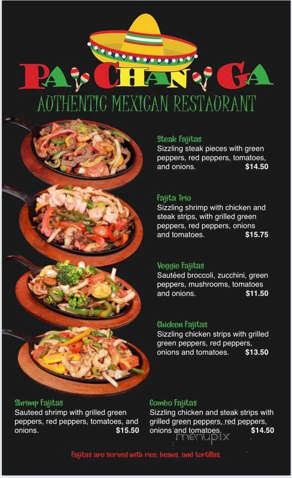 Pa Chan Ga - Beecher, IL menu_pic