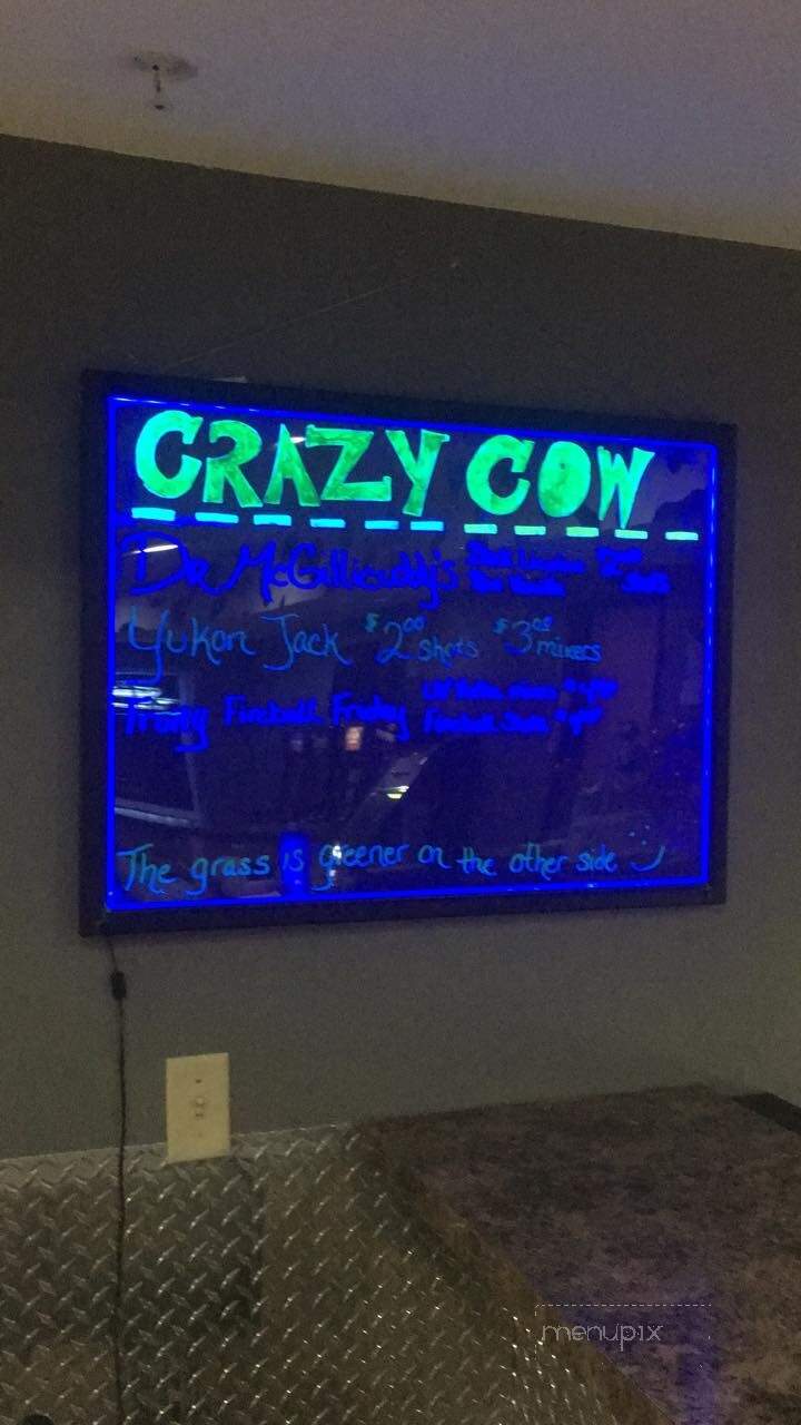Crazy Cow Saloon - Belmont, WI menu_pic