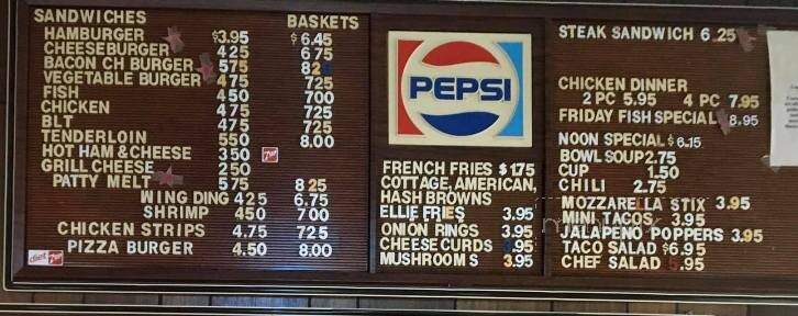 Harmon's High Chaparell Tavern - New Albin, IA menu_pic