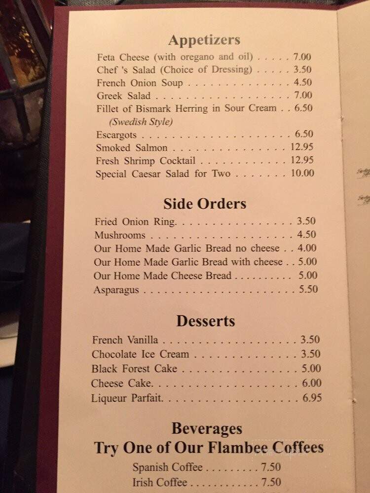 Black Forest Steakhouse & Tavern - Scarborough, ON menu_pic