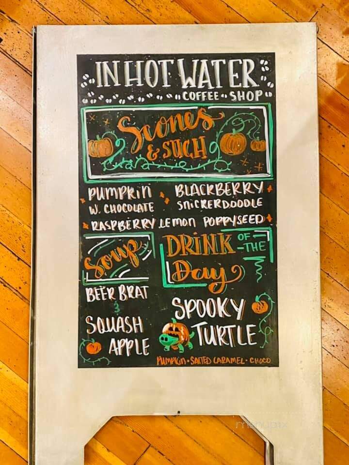 In Hot Water Coffee-Tea House - Annandale, MN menu_pic