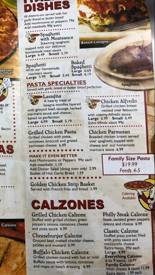 Giovanni's Of Man - Man, WV menu_pic