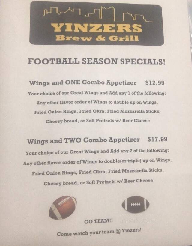 Yinzers Brew And Grill - Daphne, AL