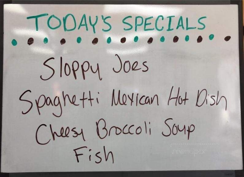 Chuck's Little Station - Prentice, WI menu_pic