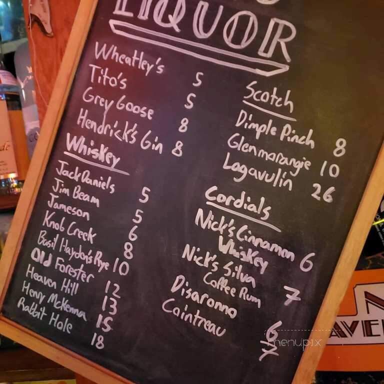 Nick's Tavern & Deli - Clemson, SC menu_pic