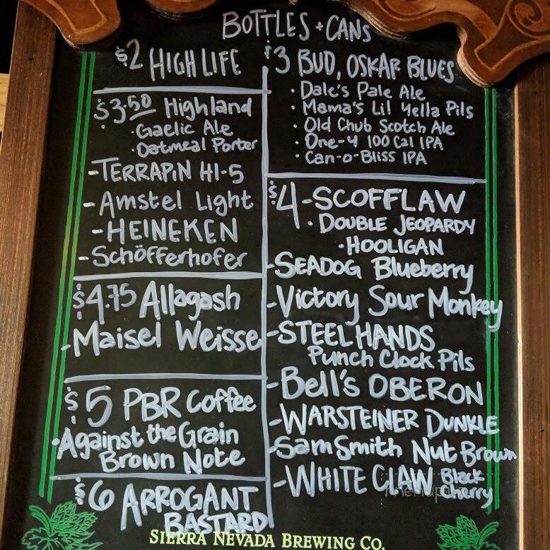 Nick's Tavern & Deli - Clemson, SC menu_pic