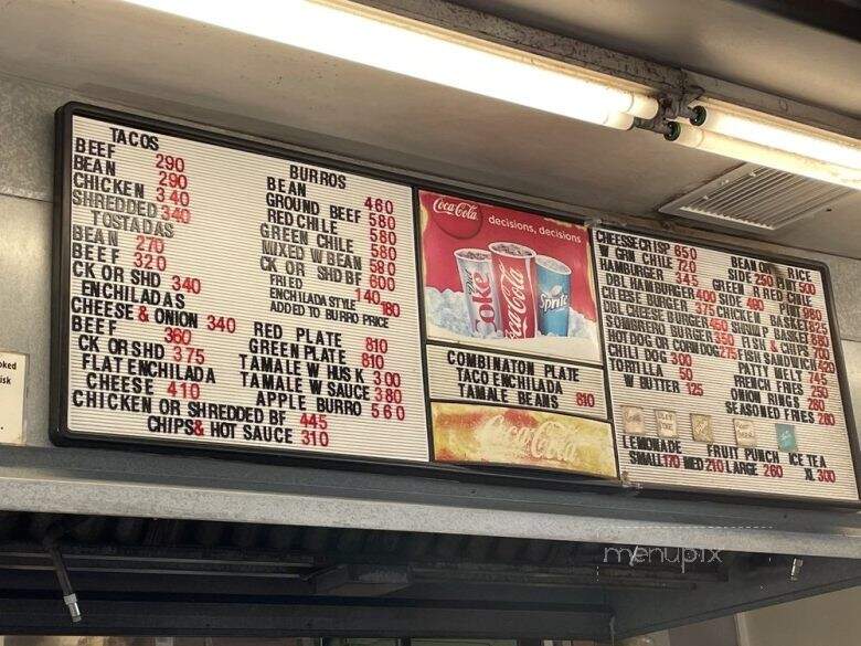 Little Sombrero - Casa Grande, AZ menu_pic