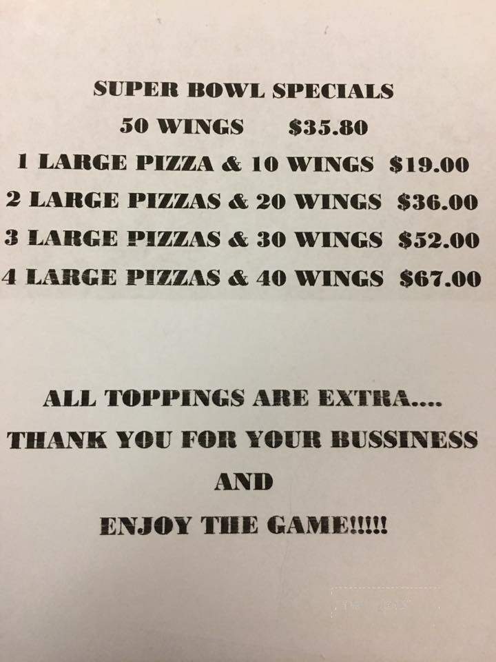 Pizza Mania - Otisville, NY menu_pic