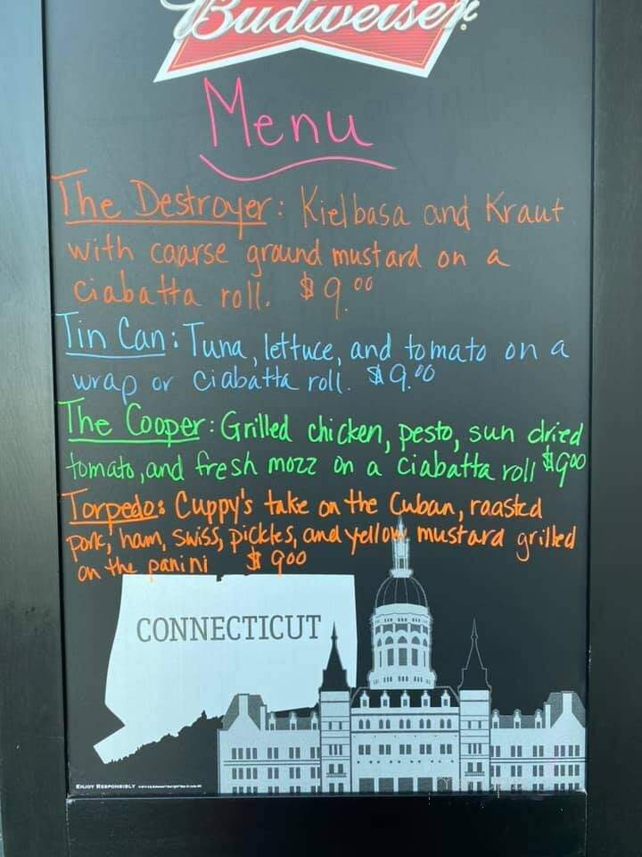Cuppy's Cafe - Shelton, CT menu_pic