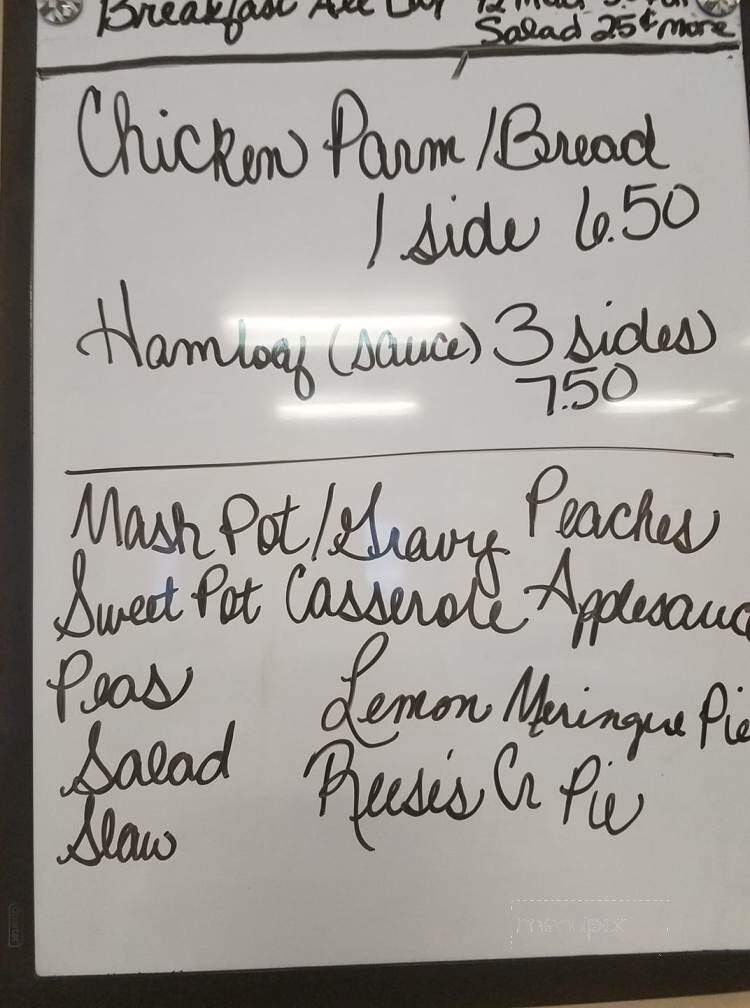 Stepler's Family Restaurant - Amboy, IN menu_pic