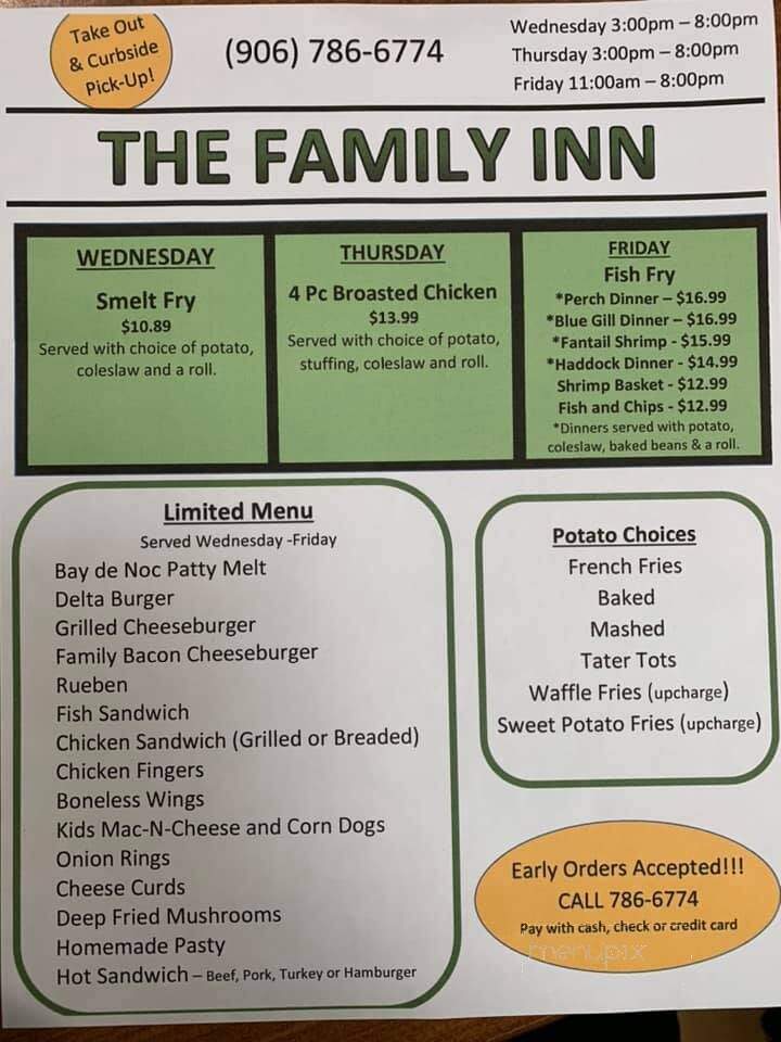 Family Inn - Wells, MI