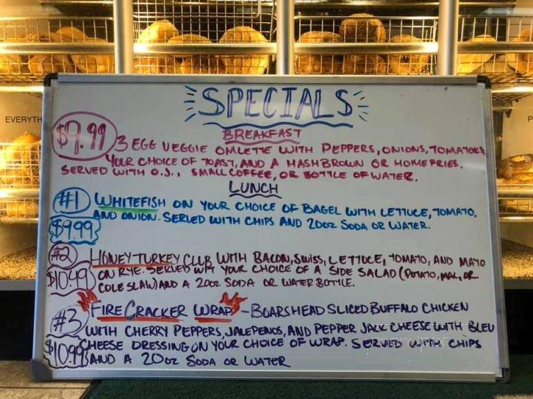 Hot Bagels and Deli - Clinton, NJ menu_pic