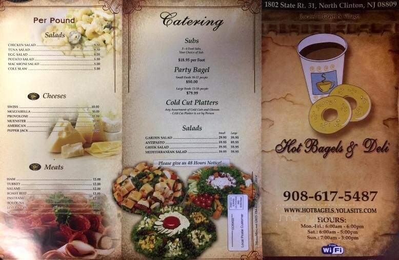 Hot Bagels and Deli - Clinton, NJ menu_pic