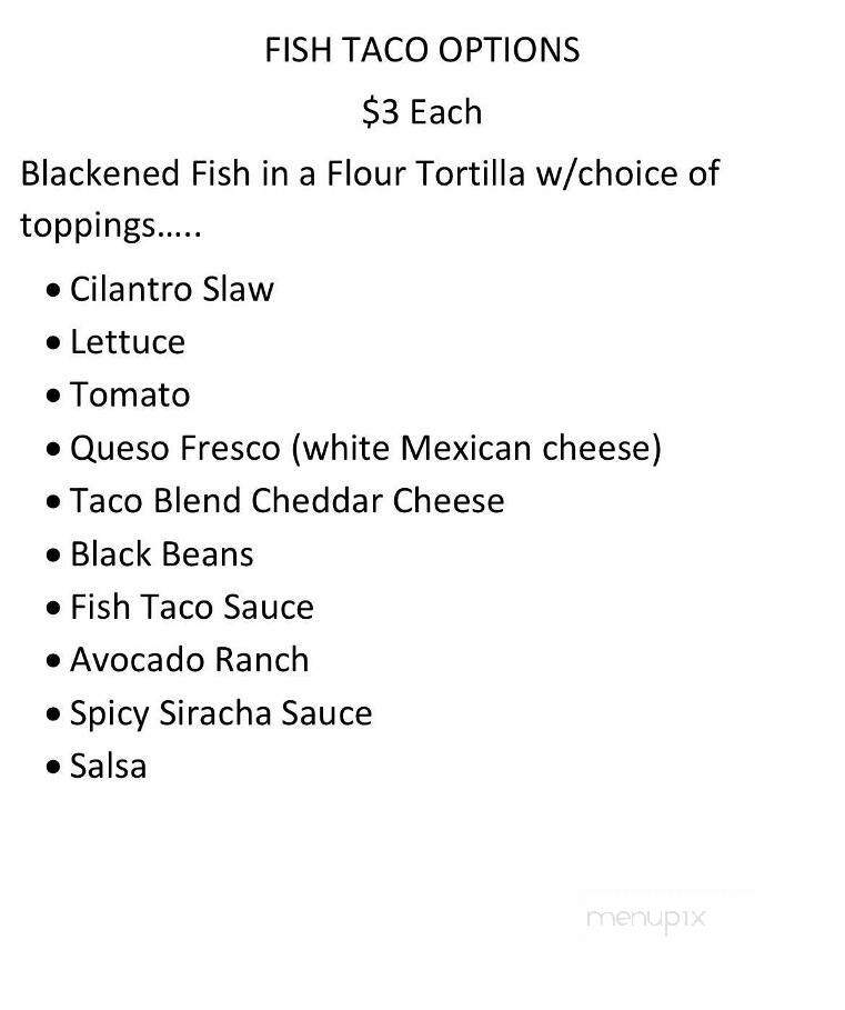Old Town Tavern - Canal Winchester, OH menu_pic
