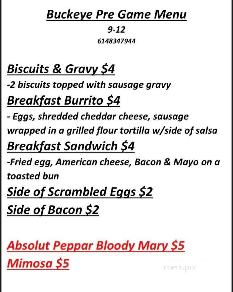Old Town Tavern - Canal Winchester, OH menu_pic