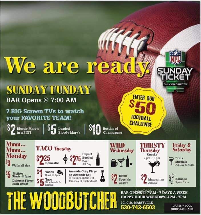 Wood Butcher - Marysville, CA menu_pic
