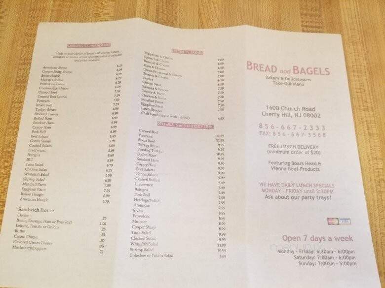 Bread & Bagels - Cherry Hill, NJ