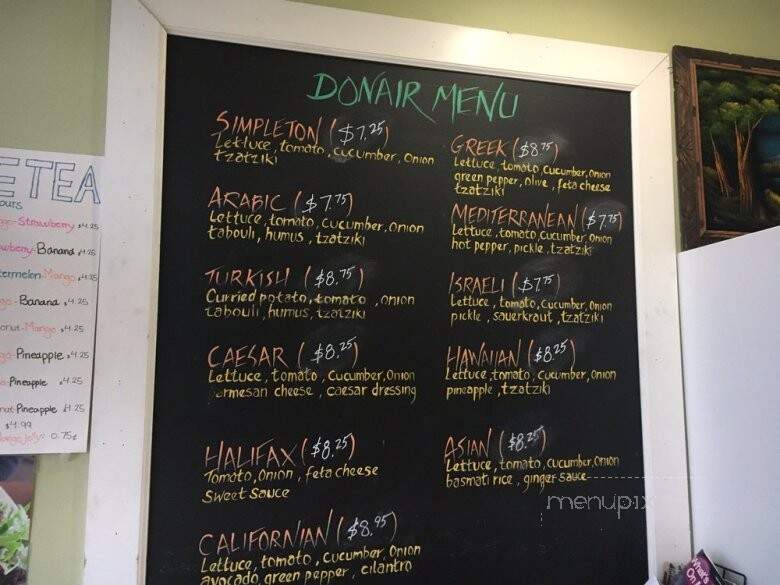 Donair Hut - Langley, BC menu_pic