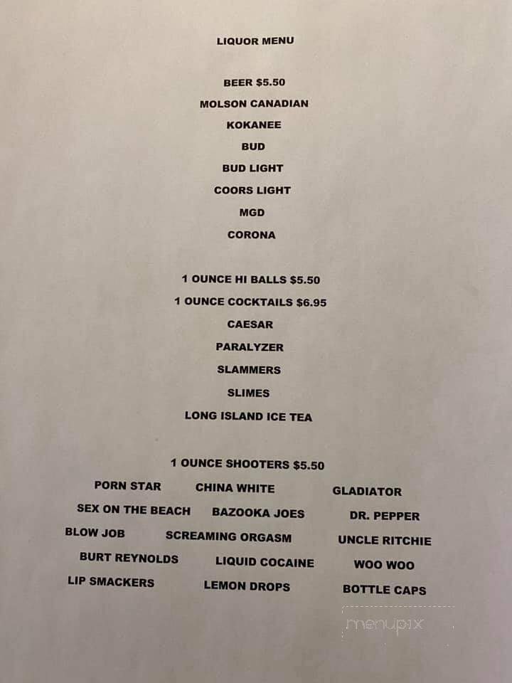 Don's Cafe & Lounge - Hussar, AB menu_pic