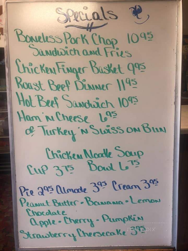 Coach Light Inn - Valentine, NE menu_pic