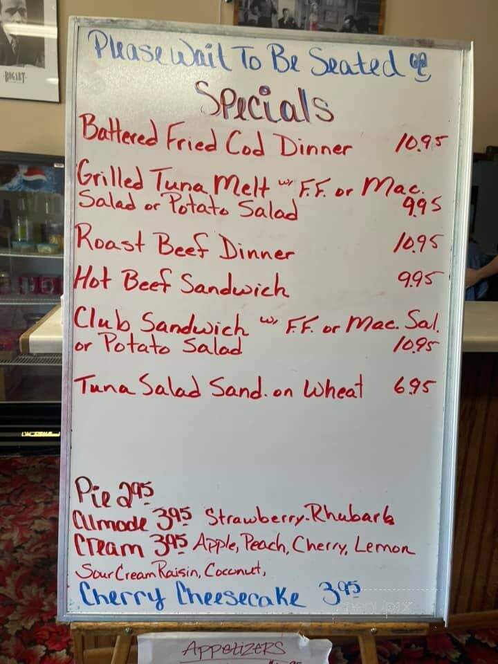 Coach Light Inn - Valentine, NE menu_pic
