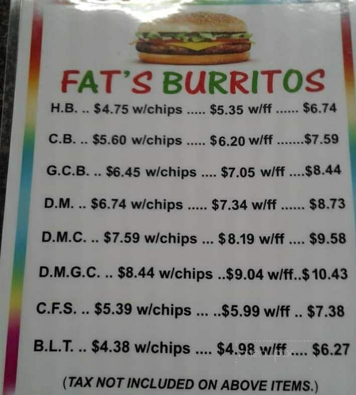 Fat's Burritos - Roswell, NM