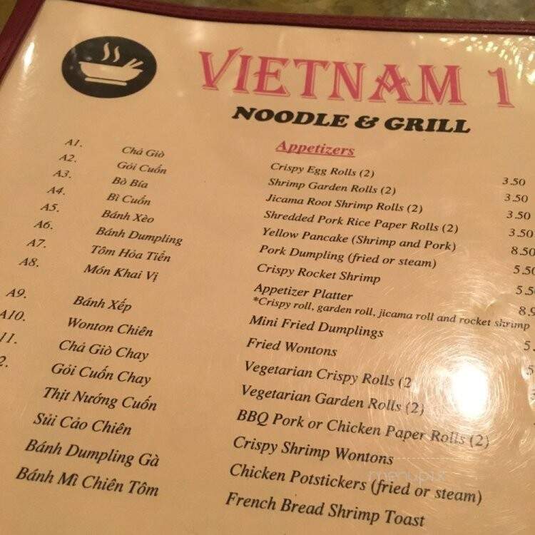 Vietnam One - Richmond, VA