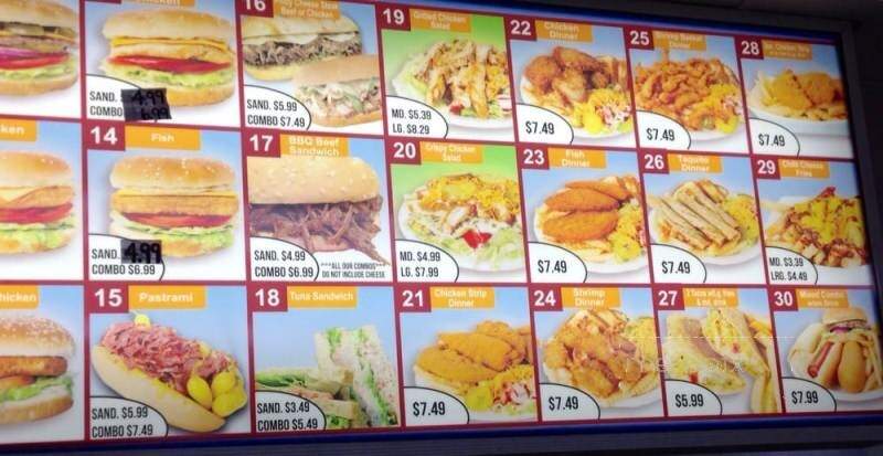 Sno-White Drive In - Tulare, CA menu_pic