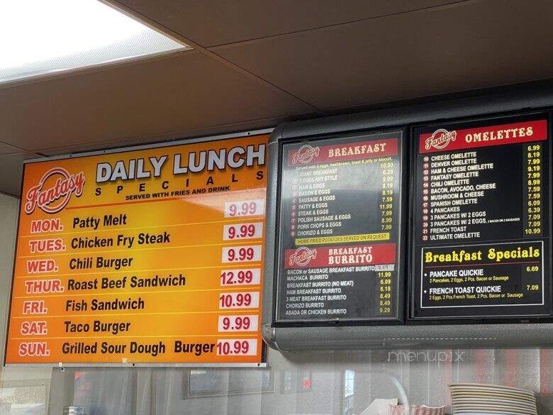 Fantasy Burger - Yorba Linda, CA menu_pic