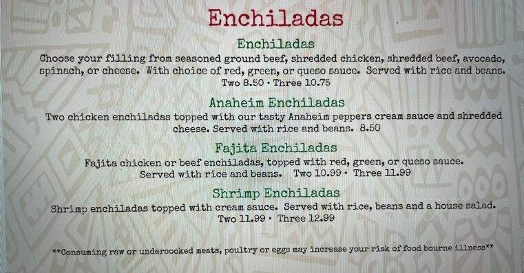 Litos Mexican Restaurant - Bartlesville, OK menu_pic