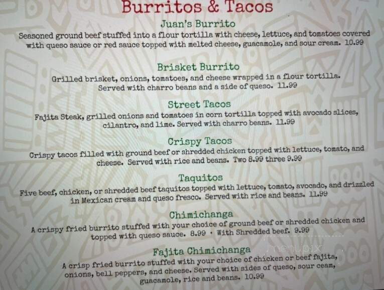 Litos Mexican Restaurant - Bartlesville, OK menu_pic