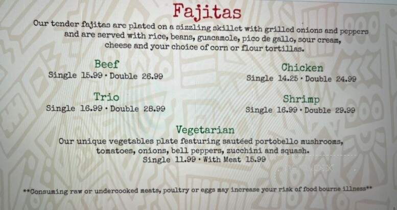 Litos Mexican Restaurant - Bartlesville, OK menu_pic