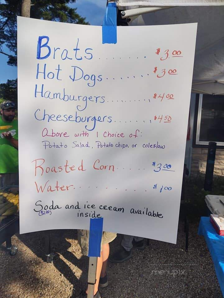 Winters Family - Pembine, WI menu_pic